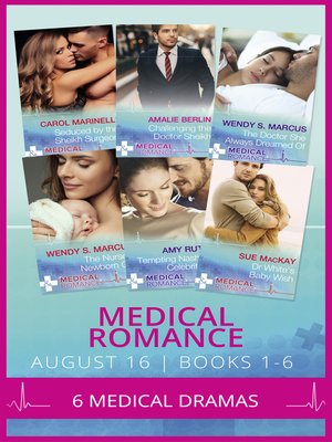 cover image of Medical Romance August 2016 Books 1-6